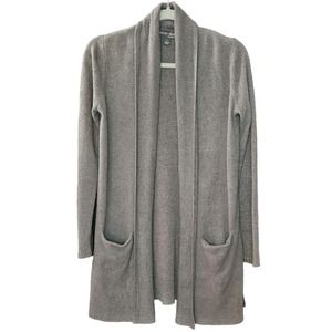 Womens Grey Barefoot Dreams Cardigan.  Size Small.